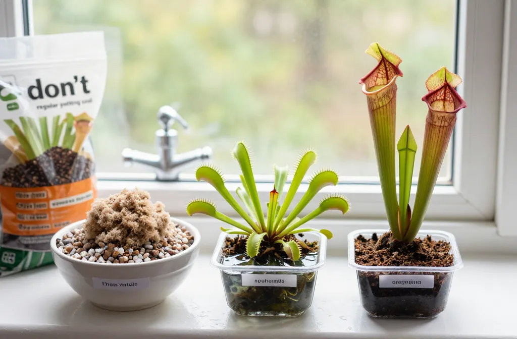 Fix These 6 Common Carnivorous Plant Mistakes — Substrate, Water Type and Feeding Errors