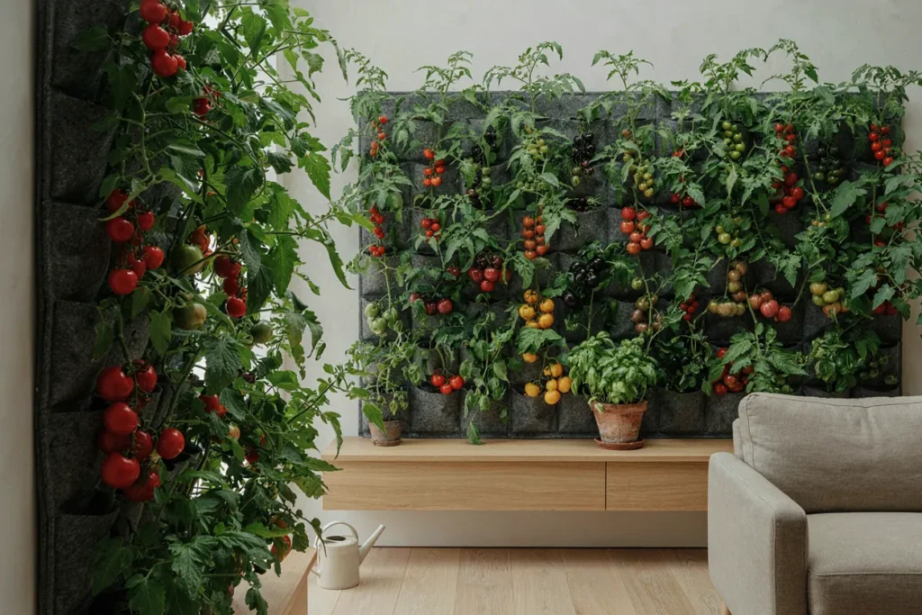 Vertical garden tomato varieties