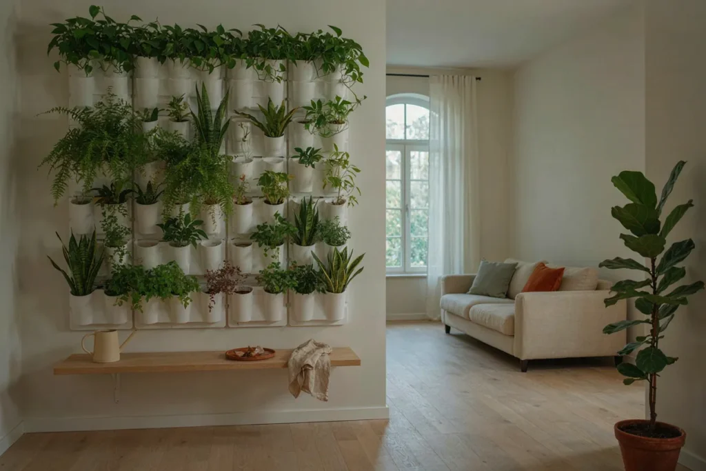 PVC vertical garden construction
