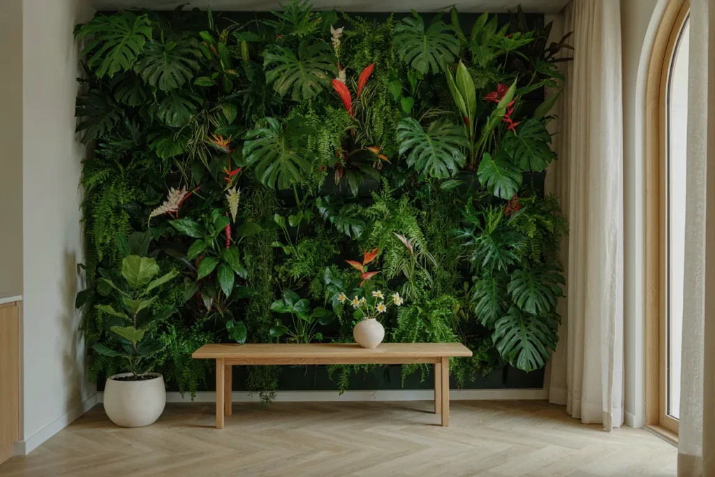 Elegant Singapore vertical garden design