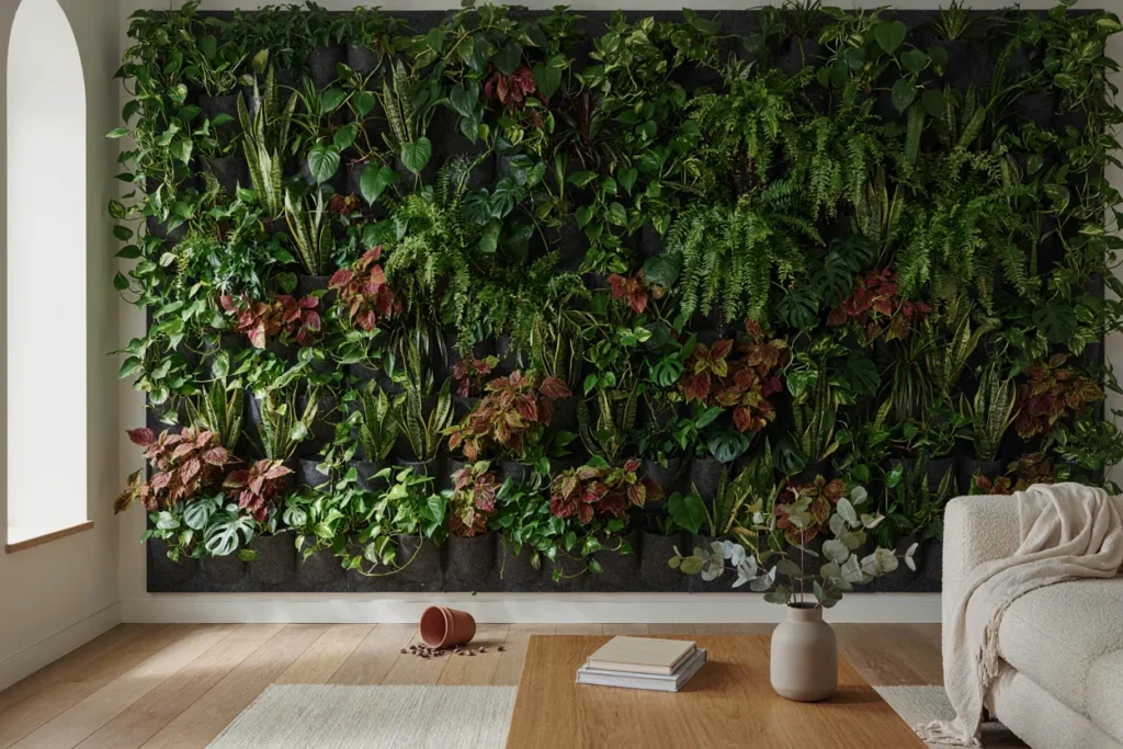 Vertical garden apartment