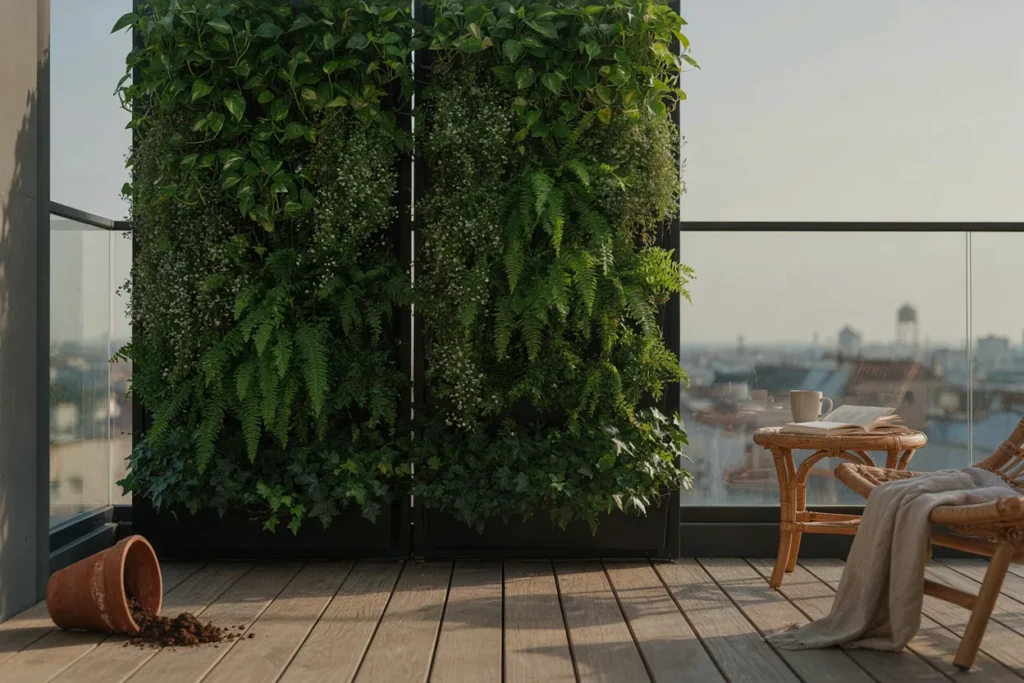 Vertical garden ideas for balcony spaces