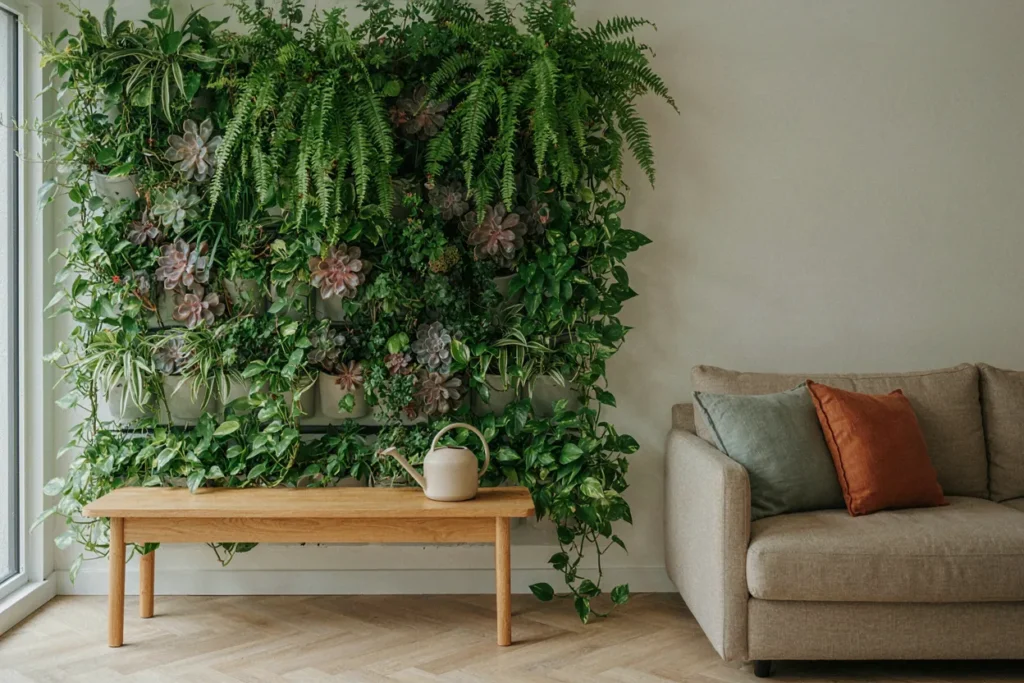 Smart vertical garden system