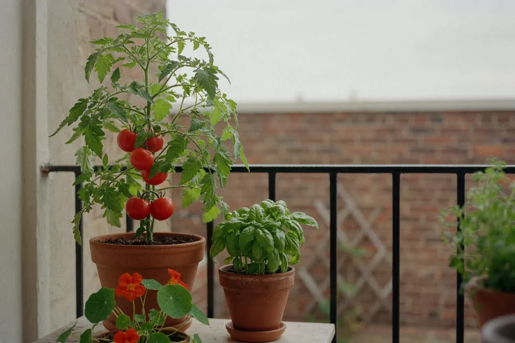 Sun-Lovers, Zero Drama: Tomatoes + Basil (With Nasturtium Bonus)